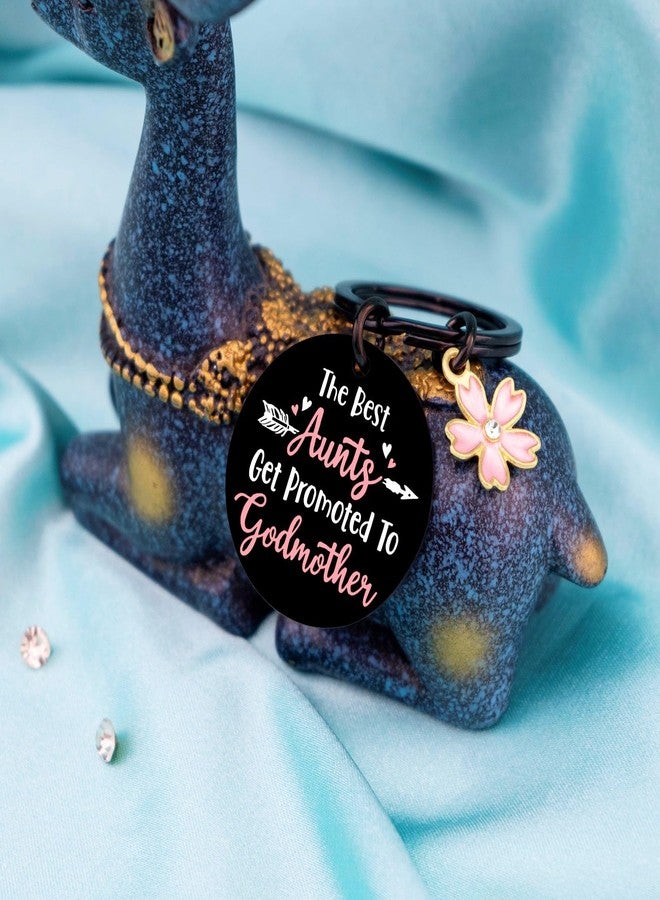 Aisity Godmother Gift Keychain for Women Godmother Proposal Gift Christian Baptism Gifts for Women God Mother Cute Pregnancy Baby Announcement Present Christmas Stocking Stuffers - Image 3